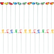  24 PZ Steli Filo Modello Libellula Simulazione Aste Giardinaggio Bonsai Decorazione