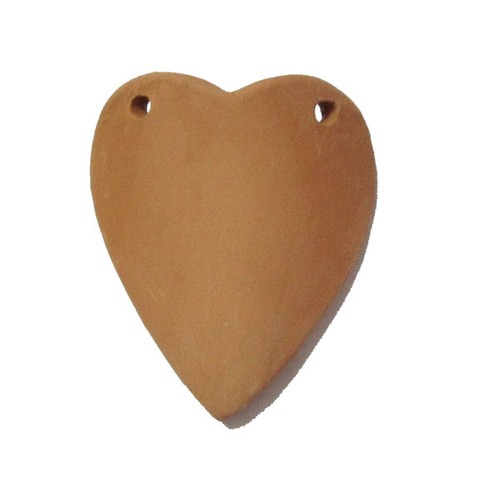 Tegola cuore di terracotta - ,