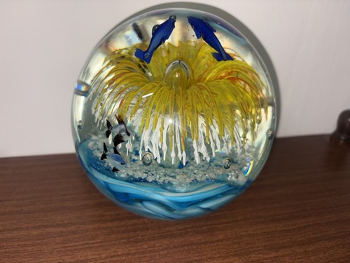 Fermacarte vetro murano - fermacarte, di
