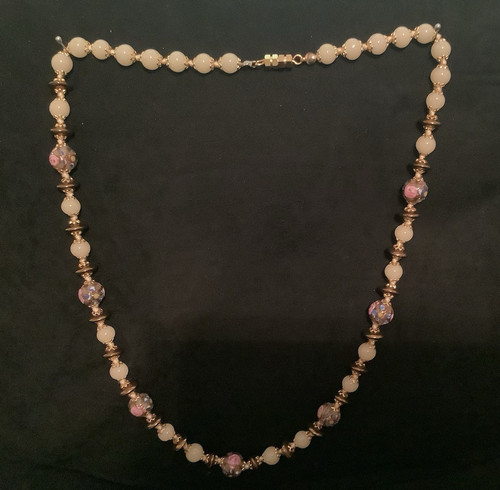 Collana vetro perline - collana,