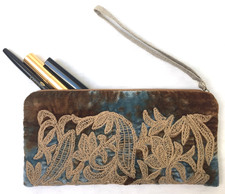 Borsa cosmetica seta velluto