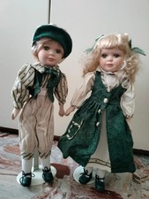 Coppia Bambole Ceramica