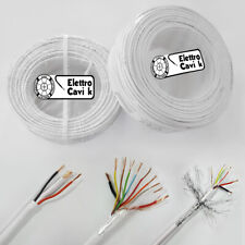 CAVO ALLARME 2 4 6 8 10 POLI  ANTIFURTO SORVEGLIANZA PROFESSIONALE IN RAME
