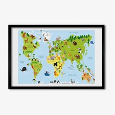 Tulup Picture MDF Framed Wall