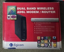 Digicom Modem Router Vdsl/Adsl Wireless 750N.
