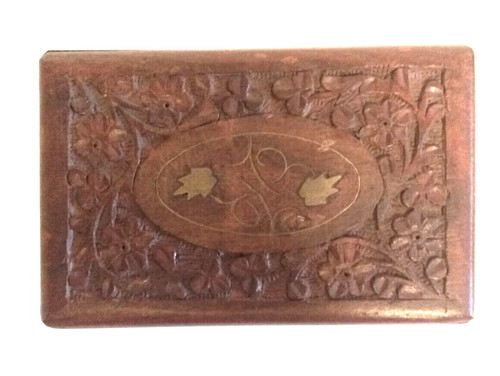 Portagioie vintage india legno - vintage,