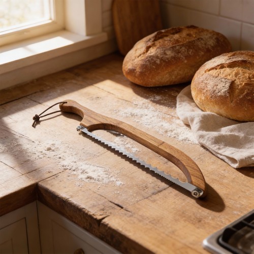 Tagliapane acciaio con - in,