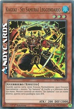 KAGEKI - SEI SAMURAI LEGGENDARIO • (Legendary Six) • Super R • SPWA IT043 • 1Ed