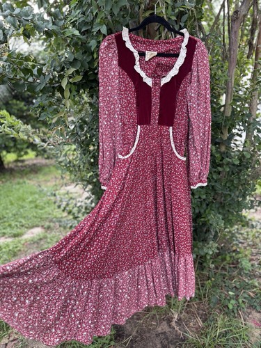 Abito vintage rosso anni - , 70