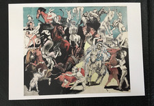 Paula Rego - Isola delle Luci di Pinocchio Mostra Arte Cartolina