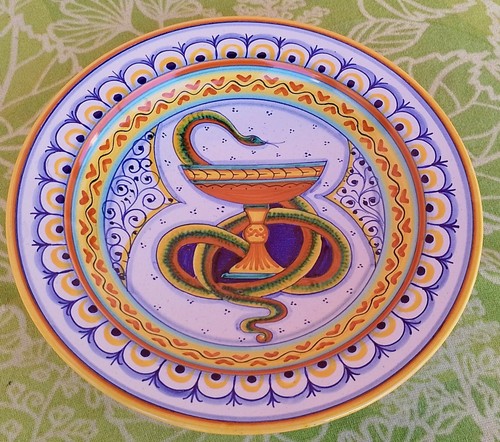 Piatto ceramica deruta - ceramica,