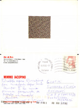 2002 MILANO Galleria CA' DI FRA' - Mimmo IACOPINO - Cartolina con AUTOGRAFO