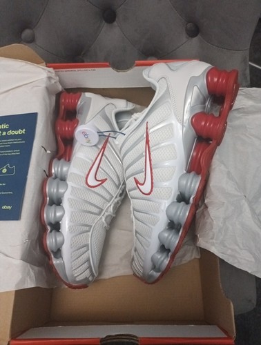 Nike shox bianche rosse - nike,