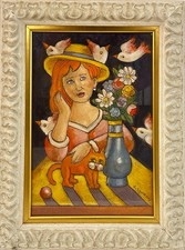 Opera di Roberto Sguanci tecnica mista su tavola