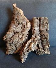  Set di corteccia sughera per presepe, natale allestimento rettilari, varie mis.