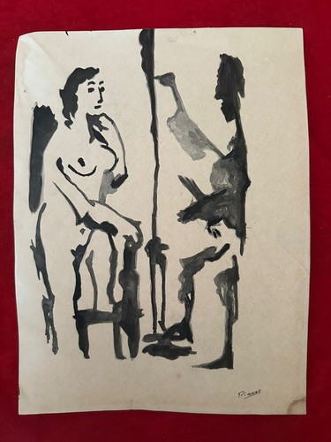 Picasso disegno su carta - disegno,