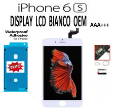 iPHONE 6s BIANCO DISPLAY LCD TOUCH SCREEN CON FRAME QUALITY AAA+++ TOP