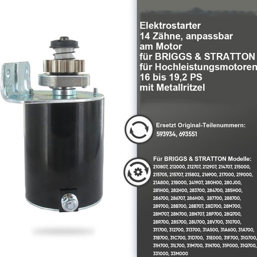 Motorino avviamento per - di,