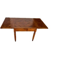  ANTICO TAVOLO CON ALLUNGHE  ROMAGNOLO RESTAURATO 99X99