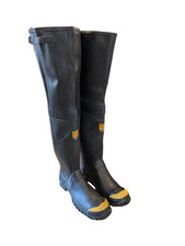 Stivali Waders Vintage Nuovi NOS Ranger Punta Acciaio 3/4 Made in USA Stivali di Sicurezza Lavoro 9