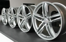 4 Cerchi Nuovi Look Audi Sport 17'' Per A3 A4 A5 A6 A7 A8 TT Q2 Q3 Q4 Q5 Q7