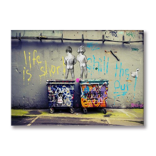 Pissing quadro canvas - ,