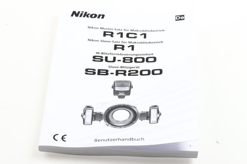 Nikon r1c1blitz manuale - nikon,
