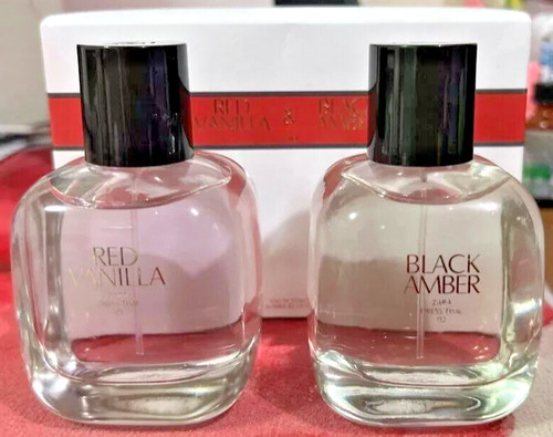 Zara red vanilla black amber - zara,