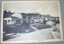 1958 antica cartolina QUADRI (Chieti) VILLAGGIO UNRRA - CASA animata