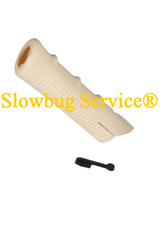 VW MAGGIOLINO BEETLE DAL 7.67  - IMPUGNATURA AVORIO FRENO MANO HANDBRAKE HANDLE