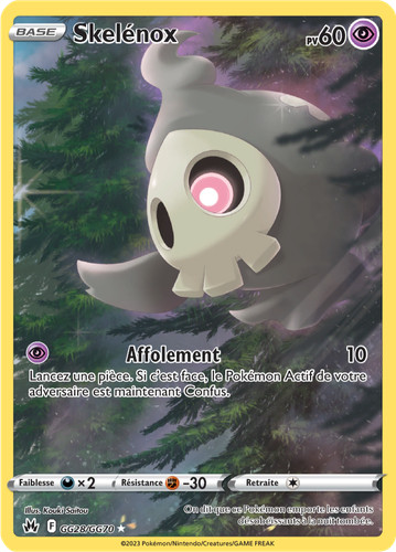 Carte pokémon skelénox - pokémon,