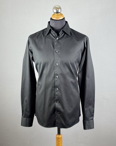 Camicia elegante eton nera - elegante,