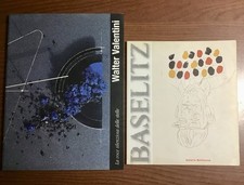 COPPIA DI CATALOGHI DI  WALTER VALENTINI E BASELITZ