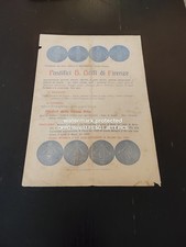 1907 PASTIFICIO G. DOLFI DI FIRENZE MEDAGLIA D' ORO AL ESPOSIZIONE AD PUBBLICITA