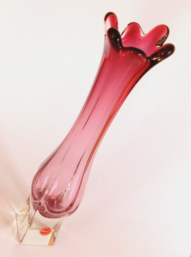Vaso vetro con fiori - con, di