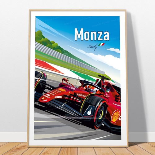 Poster monza ferrari - f1,