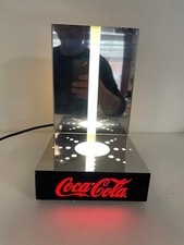 INSEGNA COCA COLA ESPOSITORE ACCIAIO LUMINOSA COCACOLA BAR BOTTIGLIA TARGA