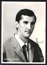 Cartolina cantante lirico