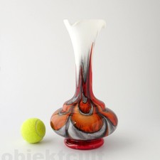 Vaso vetro opalino firenze - vetro,