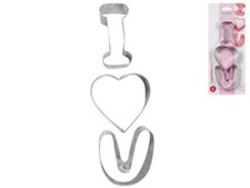 Confezione 3 tagliabiscotti