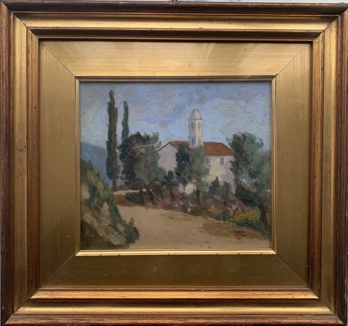 Quadro olio tavola - su,