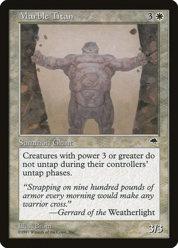Marble titan tmp - hp, mtg