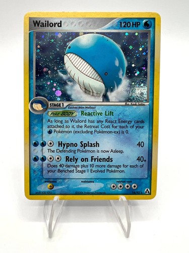 Carta pokemon wailord 92 - carta,