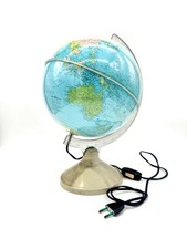Mappamondo luminoso vintage