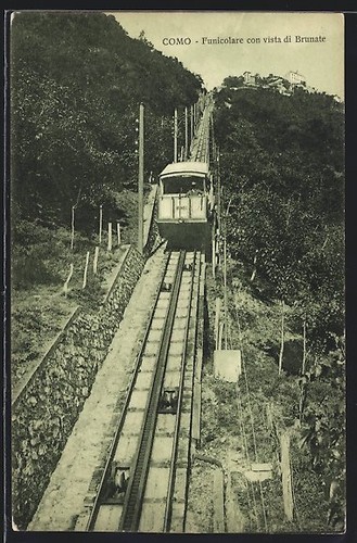 Cartolina funicolare - cartolina,