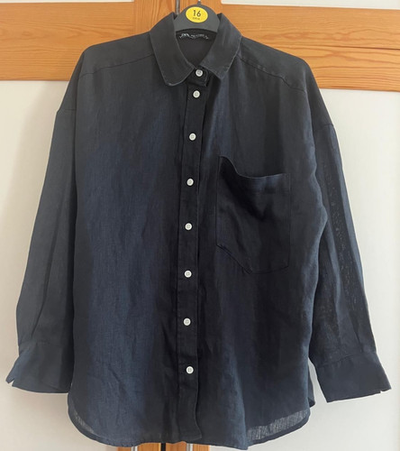 Camicia donna zara nera 100 - zara,