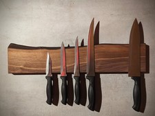 Barra portacoltelli noce -