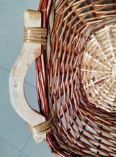 Stock di 8 ceste in vimini (varie misure)