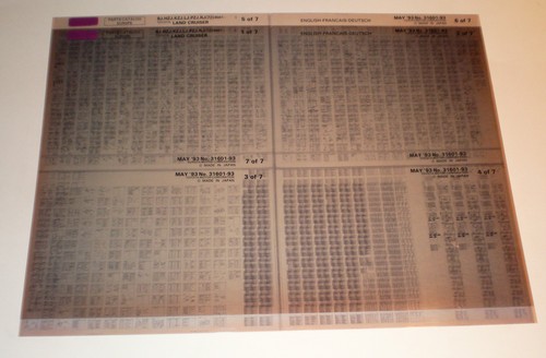 Microfiche catalogo ricambi - microfiche,
