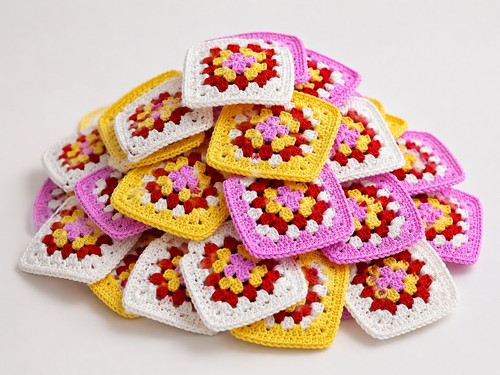 Mattonelle granny uncinetto - 30,